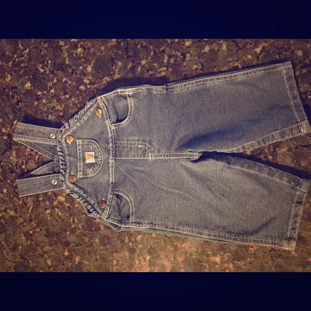 9 Month girls Carhartt Overalls